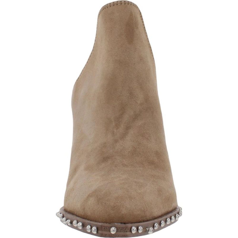 Steve Madden Womens Atlas Taupe Suede Studded Pointed Toe Booties Shoes NWT - Picture 3 of 3